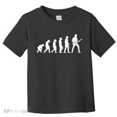 Guitar Player Evolution Guitarist Player Guitar Toddler T-Shirt