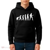 Guitar Player Evolution Guitarist Player Guitar Kids Hoodie thumb 4