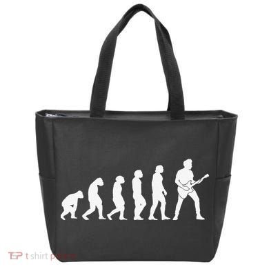 Guitar Player Evolution Guitarist Player Guitar Tote Bag