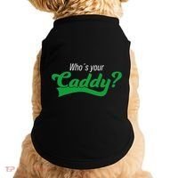 Golf Player Funny Caddy Costume Tournament Who´S Your Caddy Doggie Tank thumb 0