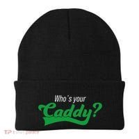 Golf Player Funny Caddy Costume Tournament Who´S Your Caddy Beanie thumb 0