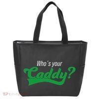 Golf Player Funny Caddy Costume Tournament Who´S Your Caddy Tote Bag thumb 0