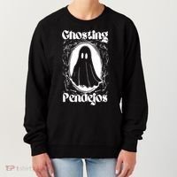 Ghosting Pendejos Funny Mexican Ghost Halloween Women's Sweatshirt thumb 0