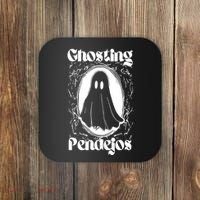 Ghosting Pendejos Funny Mexican Ghost Halloween Coaster thumb 0