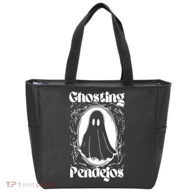 Ghosting Pendejos Funny Mexican Ghost Halloween Tote Bag