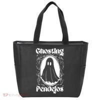 Ghosting Pendejos Funny Mexican Ghost Halloween Tote Bag thumb 0