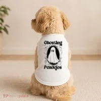 Ghosting Pendejos Funny Mexican Ghost Halloween Doggie Tank thumb 2