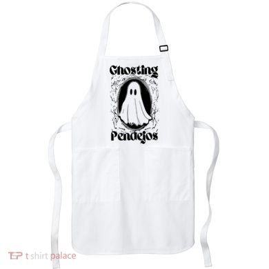 Ghosting Pendejos Funny Mexican Ghost Halloween Apron