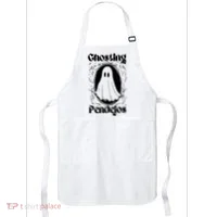 Ghosting Pendejos Funny Mexican Ghost Halloween Apron thumb 0