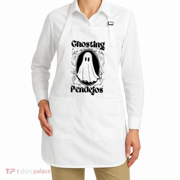 Ghosting Pendejos Funny Mexican Ghost Halloween Apron