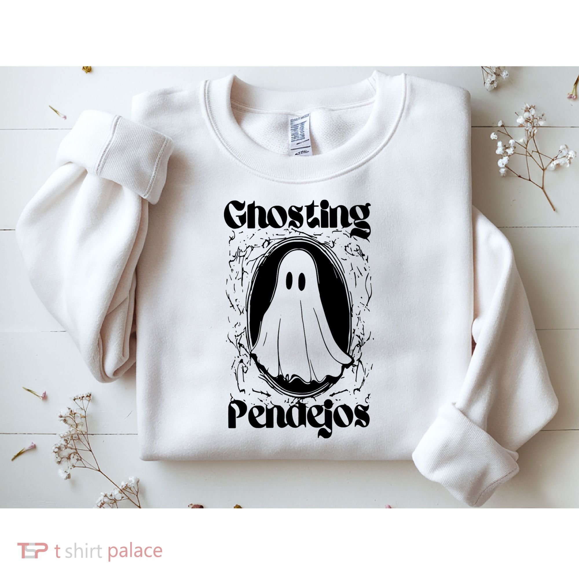 Ghosting Pendejos Funny Mexican Ghost Halloween Sweatshirt