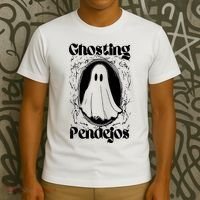 Ghosting Pendejos Funny Mexican Ghost Halloween T-Shirt thumb 3
