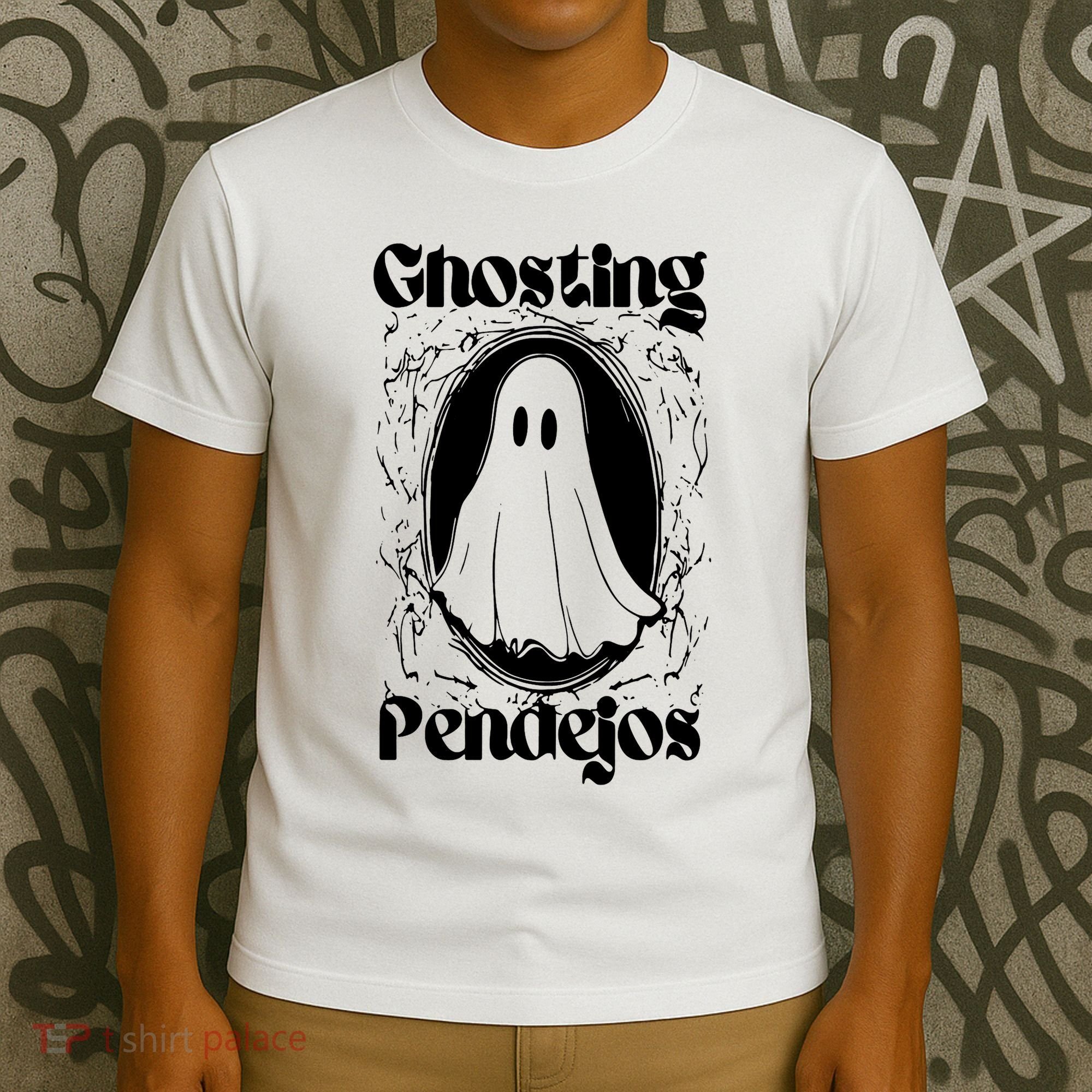 Ghosting Pendejos Funny Mexican Ghost Halloween T-Shirt