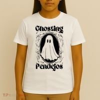 Ghosting Pendejos Funny Mexican Ghost Halloween T-Shirt thumb 4
