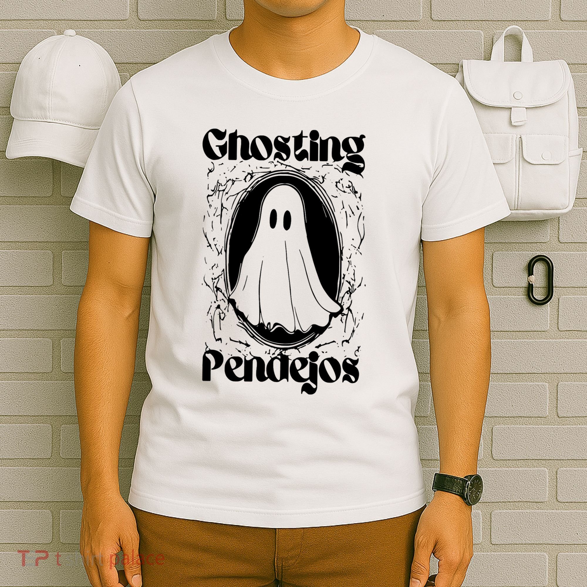 Ghosting Pendejos Funny Mexican Ghost Halloween T-Shirt