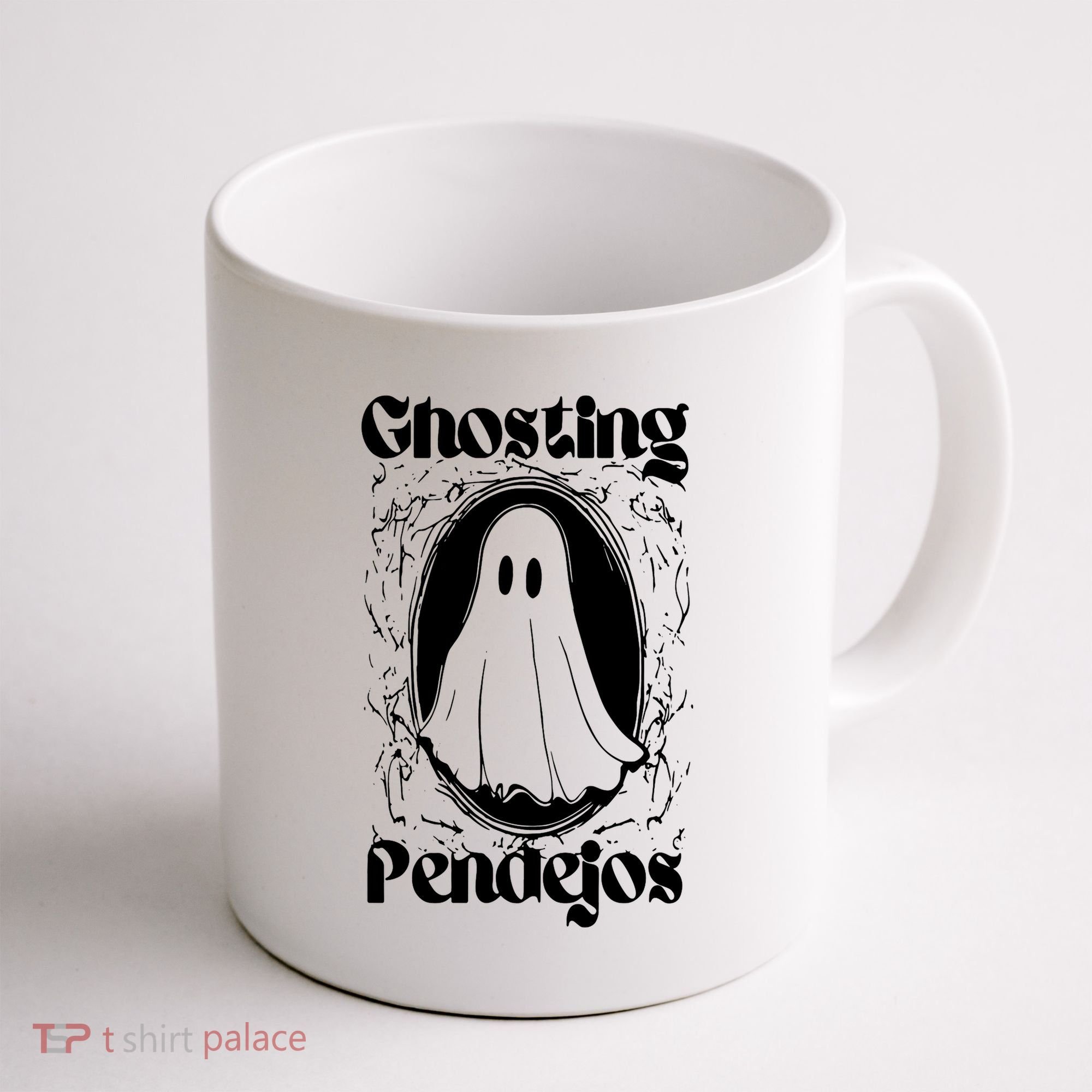 Ghosting Pendejos Funny Mexican Ghost Halloween Coffee Mug