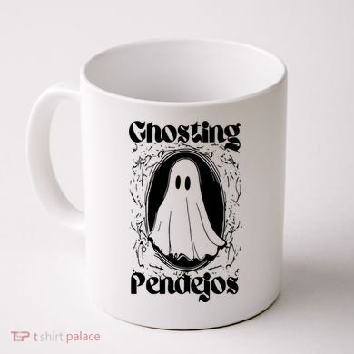 Ghosting Pendejos Funny Mexican Ghost Halloween Coffee Mug