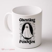 Ghosting Pendejos Funny Mexican Ghost Halloween Coffee Mug thumb 0