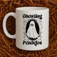 Ghosting Pendejos Funny Mexican Ghost Halloween Coffee Mug thumb 2
