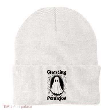 Ghosting Pendejos Funny Mexican Ghost Halloween Beanie