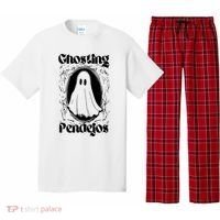 Ghosting Pendejos Funny Mexican Ghost Halloween Pajama Set thumb 0