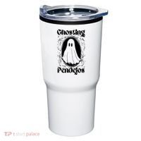 Ghosting Pendejos Funny Mexican Ghost Halloween Tumbler thumb 0