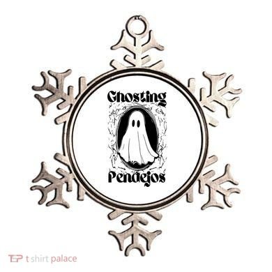 Ghosting Pendejos Funny Mexican Ghost Halloween Ornament