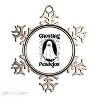 Ghosting Pendejos Funny Mexican Ghost Halloween Ornament thumb 0