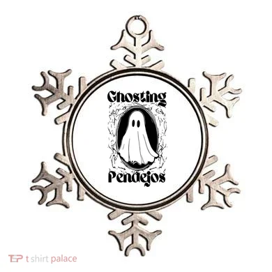Ghosting Pendejos Funny Mexican Ghost Halloween Ornament