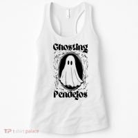 Ghosting Pendejos Funny Mexican Ghost Halloween Women's Tank Top thumb 0