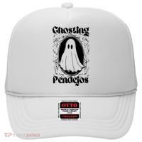 Ghosting Pendejos Funny Mexican Ghost Halloween Hat thumb 0