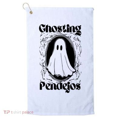 Ghosting Pendejos Funny Mexican Ghost Halloween Golf Towel