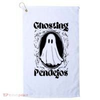 Ghosting Pendejos Funny Mexican Ghost Halloween Golf Towel thumb 0