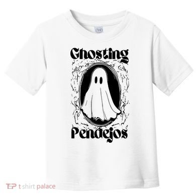 Ghosting Pendejos Funny Mexican Ghost Halloween Toddler T-Shirt