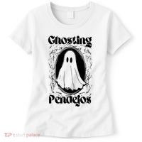 Ghosting Pendejos Funny Mexican Ghost Halloween Women's T-Shirt thumb 0