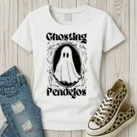 Ghosting Pendejos Funny Mexican Ghost Halloween Women's T-Shirt thumb 3