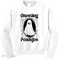 Ghosting Pendejos Funny Mexican Ghost Halloween Kids Sweatshirt thumb 0