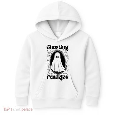 Ghosting Pendejos Funny Mexican Ghost Halloween Kids Hoodie