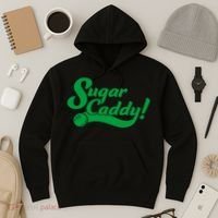Golf Player Funny Caddy Costume Sugar Caddy Golf Tournament Hoodie thumb 3