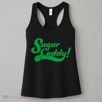 Golf Player Funny Caddy Costume Sugar Caddy Golf Tournament Women's Tank Top thumb 3