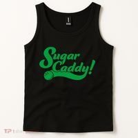 Golf Player Funny Caddy Costume Sugar Caddy Golf Tournament Tank Top thumb 2