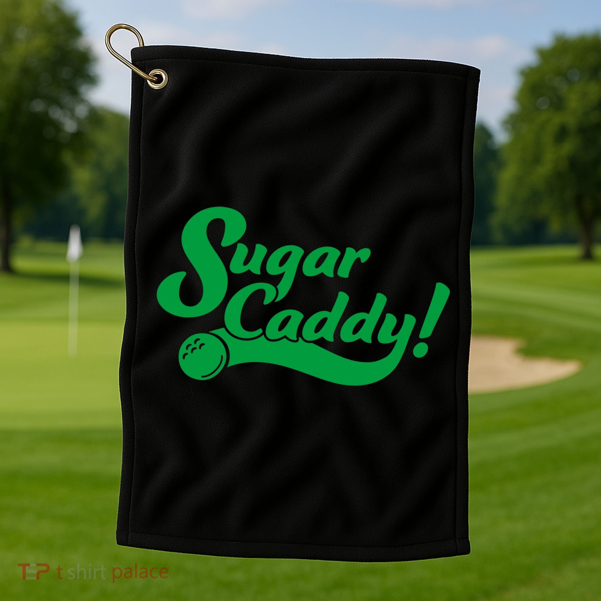 Golf Player Funny Caddy Costume Sugar Caddy Golf Tournament Golf Towel