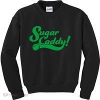 Golf Player Funny Caddy Costume Sugar Caddy Golf Tournament Kids Sweatshirt thumb 0