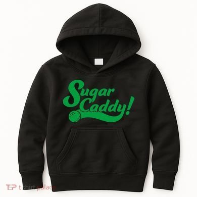 Golf Player Funny Caddy Costume Sugar Caddy Golf Tournament Kids Hoodie
