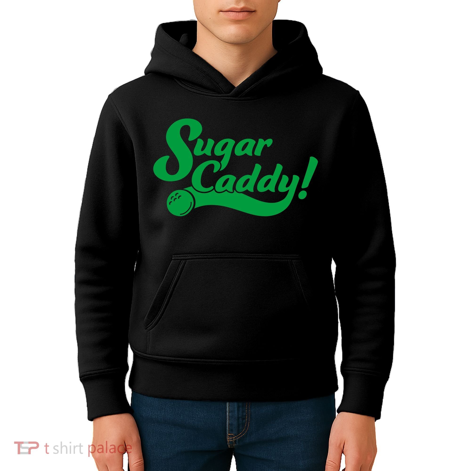 Golf Player Funny Caddy Costume Sugar Caddy Golf Tournament Kids Hoodie
