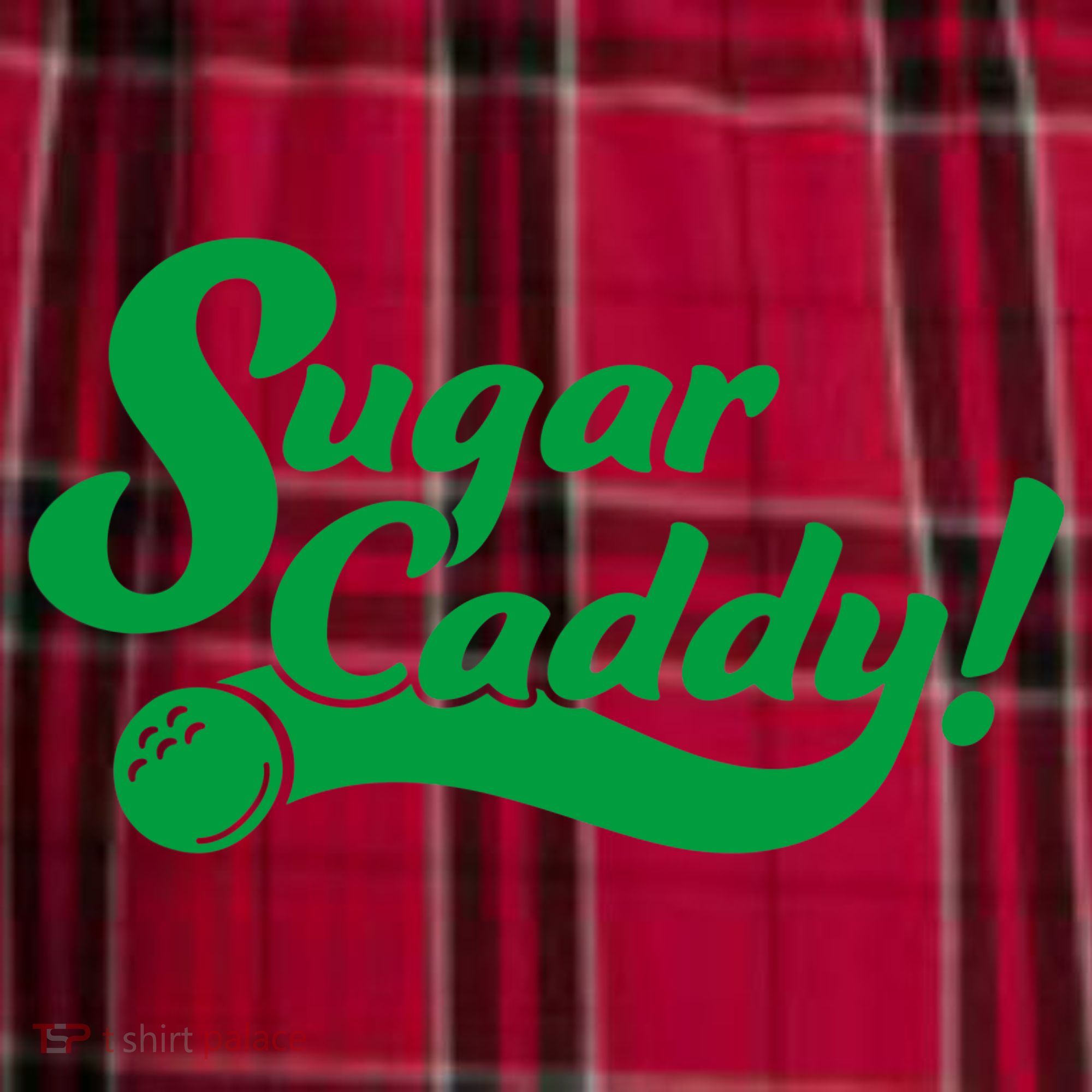 Golf Player Funny Caddy Costume Sugar Caddy Golf Tournament Women's Flannel Plaid Pajama Pants