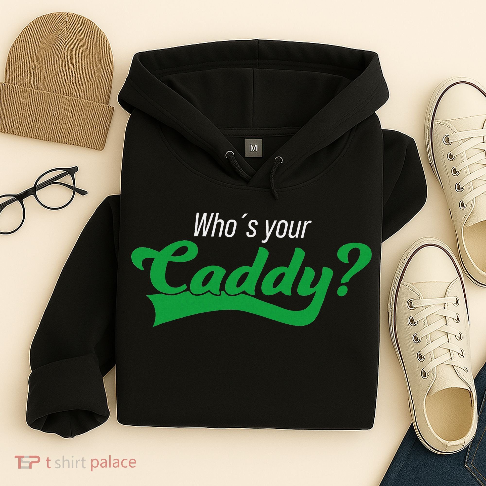 Golf Player Funny Caddy Costume Tournament Who´s Your Caddy Hoodie