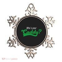 Golf Player Funny Caddy Costume Tournament Who´s Your Caddy Ornament thumb 0
