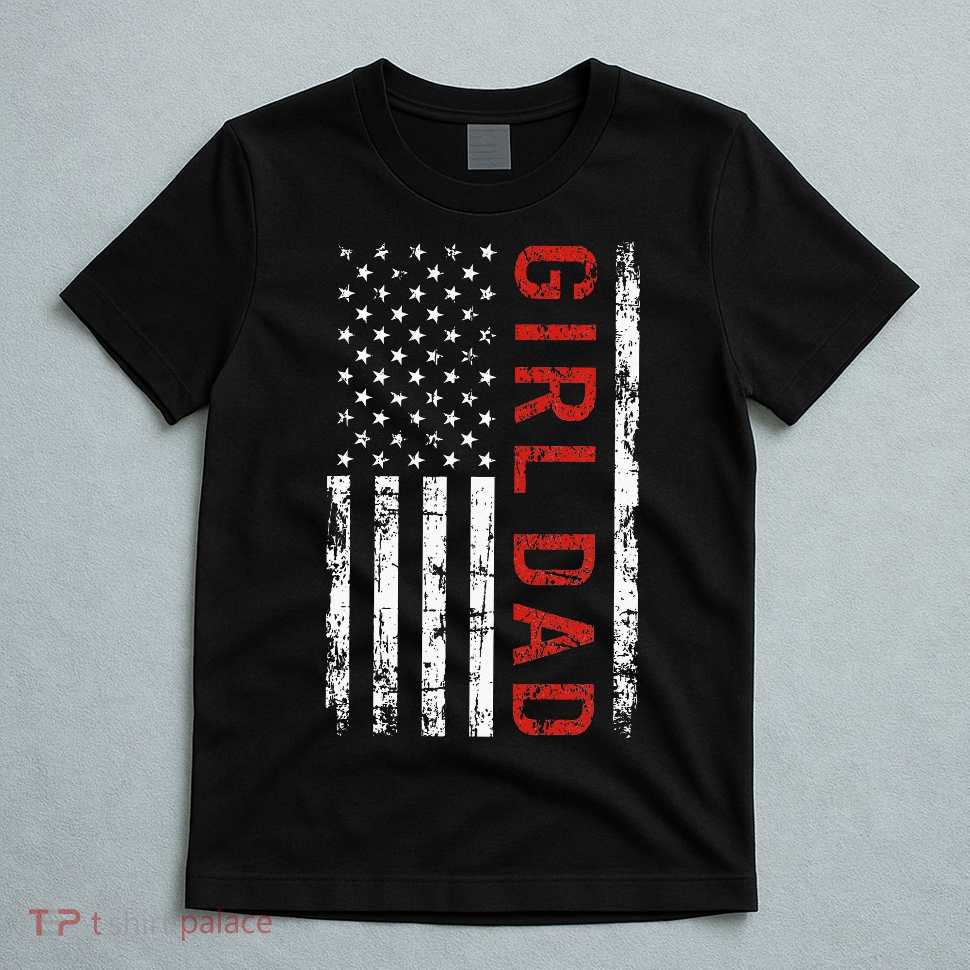 GirlDad Proud Father of Fathers Day Vintage T-Shirt