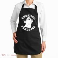 Ghosting Pendejos Funny Mexican Ghost Halloween Meme Apron thumb 2